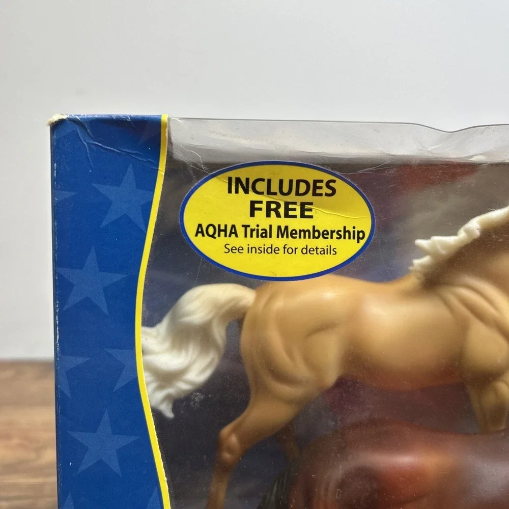 Vintage Breyer #750102 American Quarter Horses Hollywood‎ Gold Family New 2007
